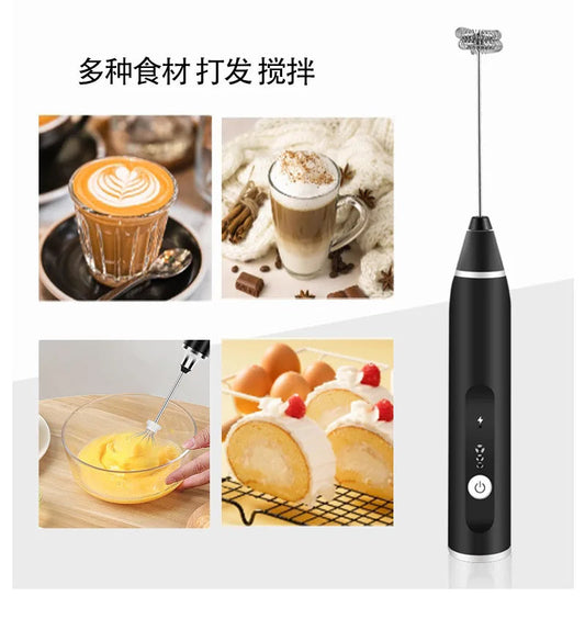 Portable USB Electric Milk Frothers Handheld Blender