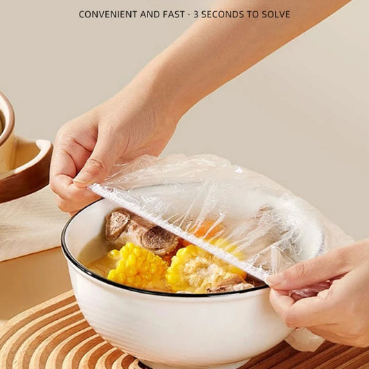 300PCS Disposable Fresh-keeping Bag Bowl Cover