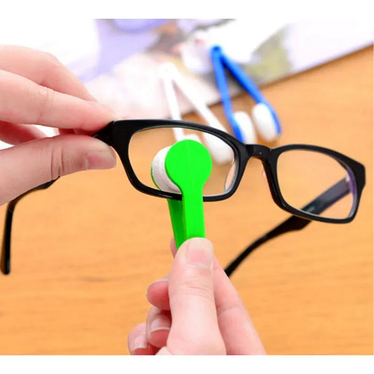 5pcs Sunglasses Microfiber Glasses Cleaner Brush Tool Two-sided