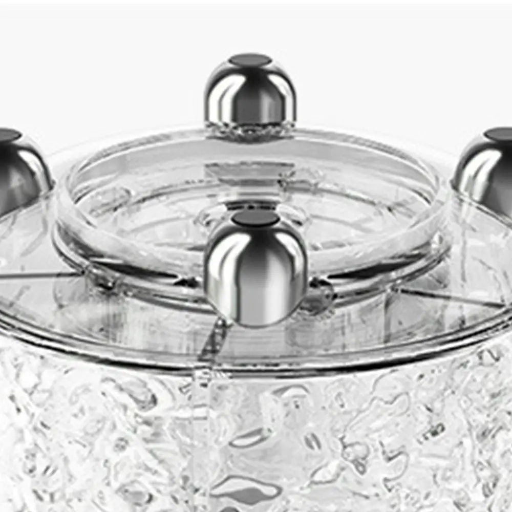 360 Rotating Makeup Brush Holder with Lid