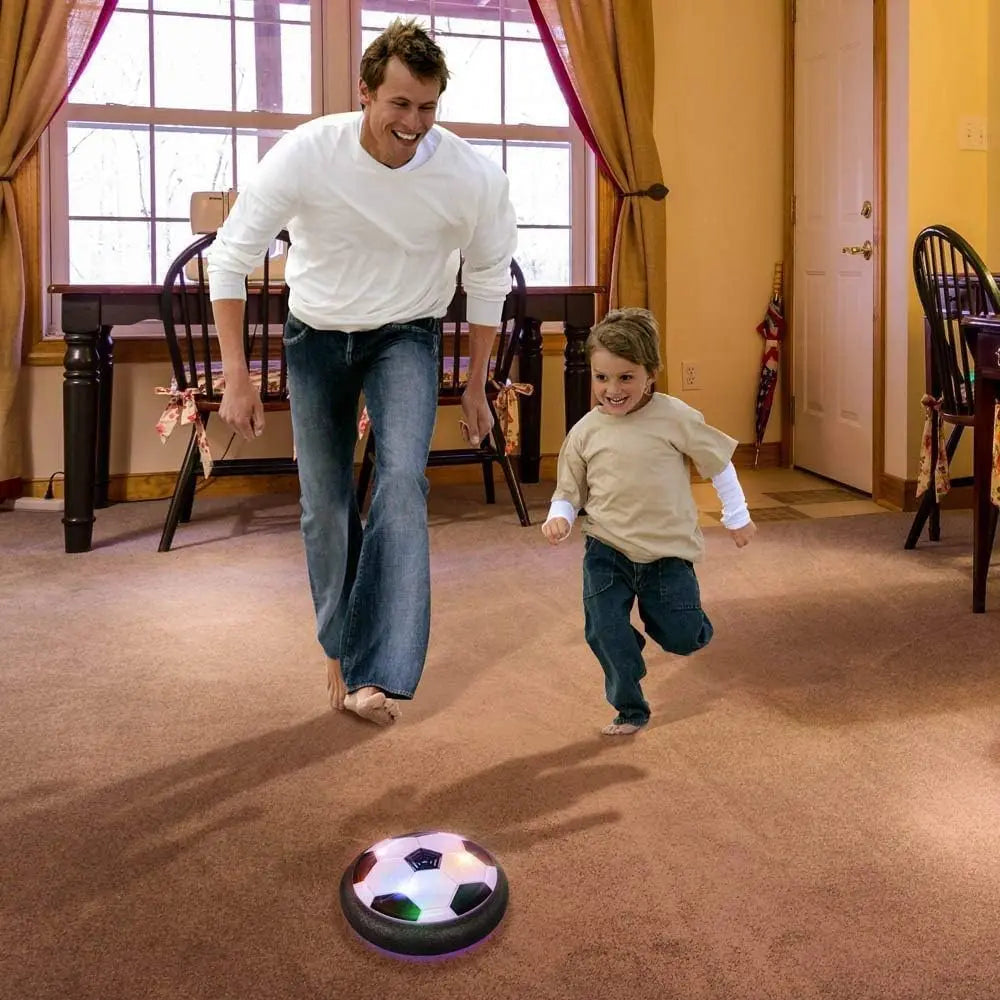 Kids Sport Toys LED Hover Football Indoor Outdoor