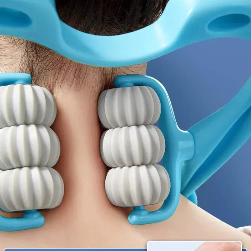 6-Wheel Cervical Spine Massage Roller