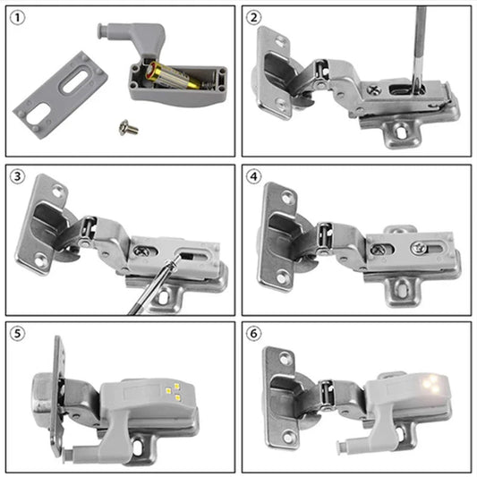 3PCS 0.25W 3Leds Inner Hinge lamp Under Cabinet Light