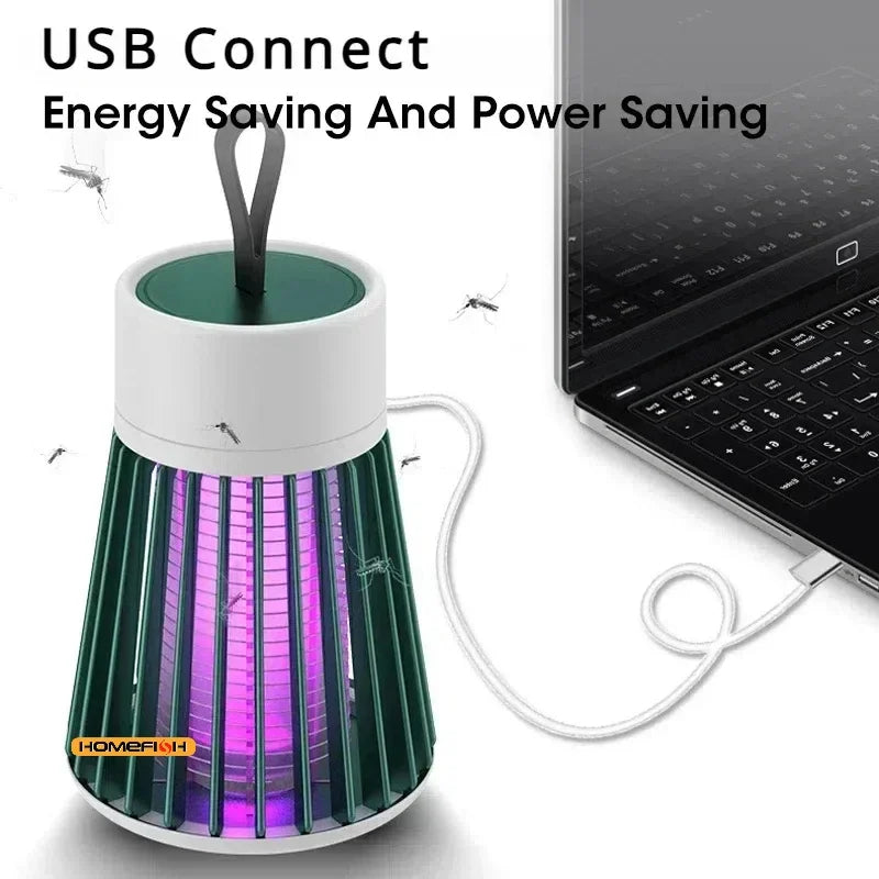 USB Rechargeable Electric Shock Mosquito Killer Waterproof Lamp