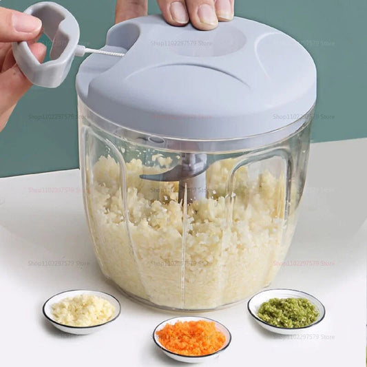 Garlic Chopper Manual Meat Grinder