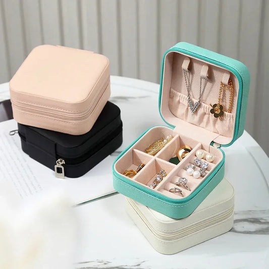 Portable Mini Jewellery Storage Box Travel Organizer Box