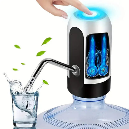 USB Rechargeable Water Bottle Pump 5 Gallon Water Bottle Dispenser