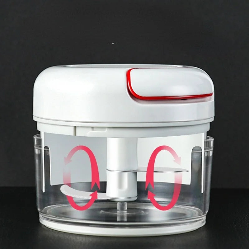 Mini Food Garlic Vegetable Grinder Chopper Mincer Crusher
