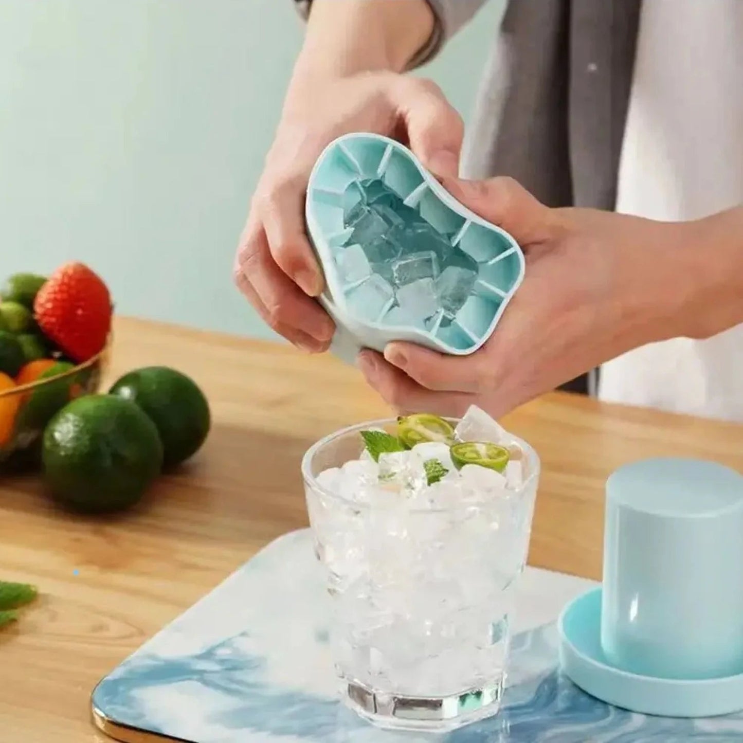 Silicone Ice Cube Making Mold