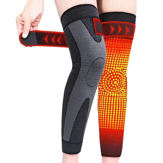 Knee Support Brace Compression Long Full Leg Pad