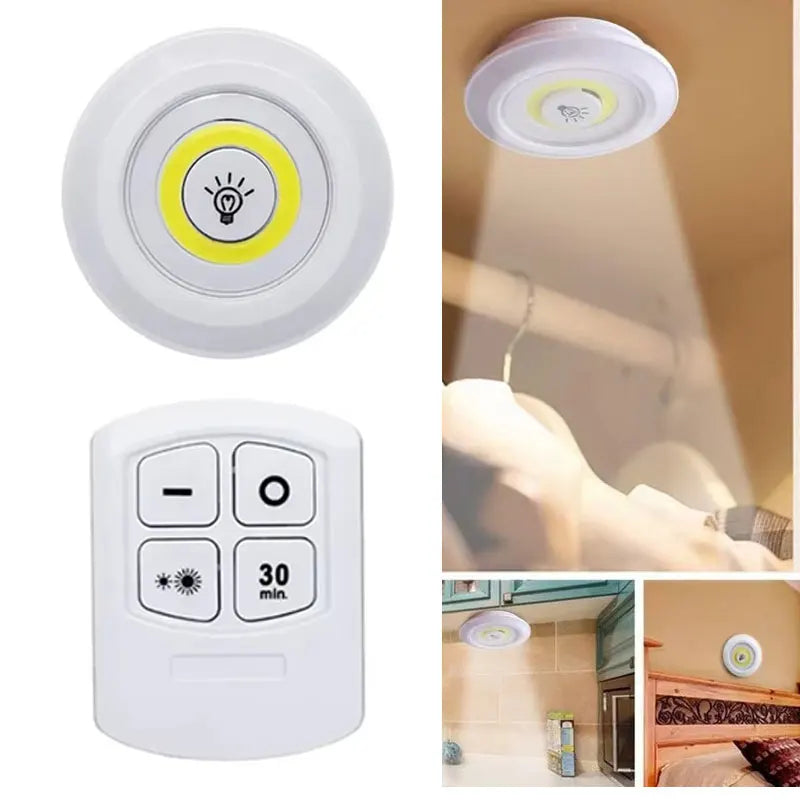 Bright Cob Under Cabinet Light 3W LED Wireless Remote Control