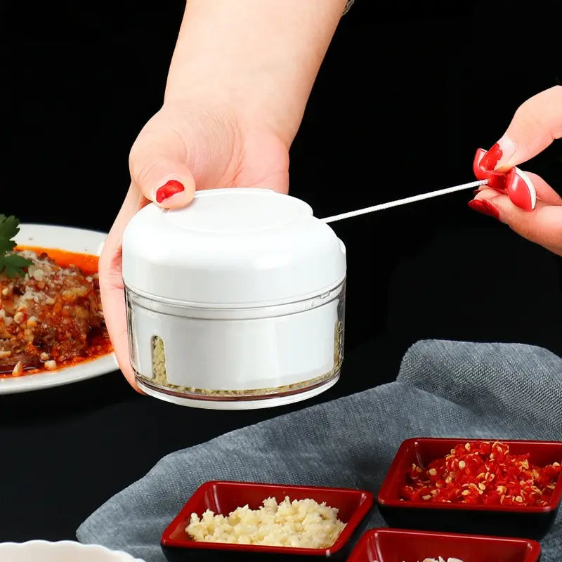 Mini Food Garlic Vegetable Grinder Chopper Mincer Crusher