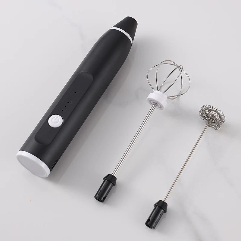 Portable USB Electric Milk Frothers Handheld Blender