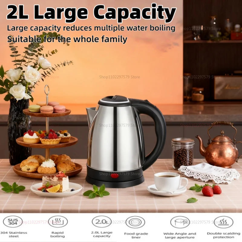 Smart Kettles 2.0L Large Capacity Electric Kettle