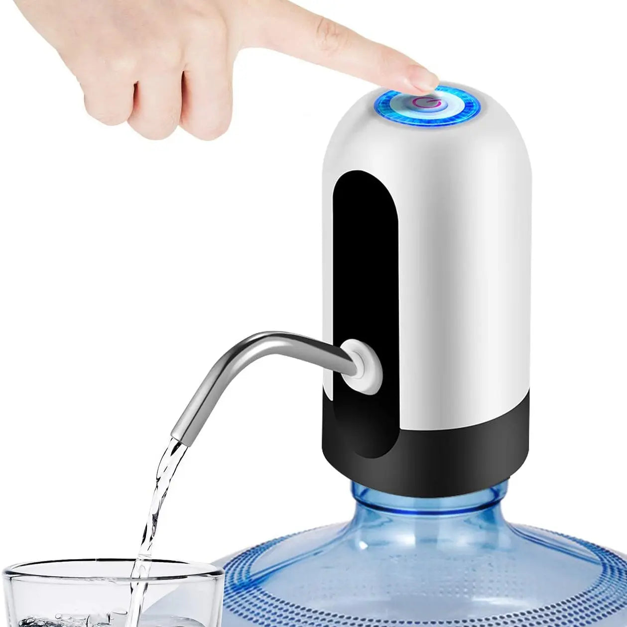USB Rechargeable Water Bottle Pump 5 Gallon Water Bottle Dispenser