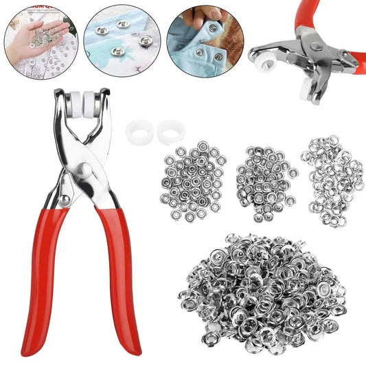 50pcs Snap Button Fastener Tool Kit