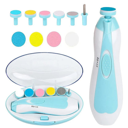 Baby Electric Nail Trimmer Kid Nail Polisher Tool