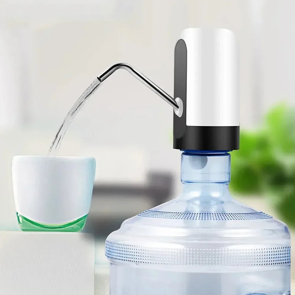 USB Rechargeable Water Bottle Pump 5 Gallon Water Bottle Dispenser
