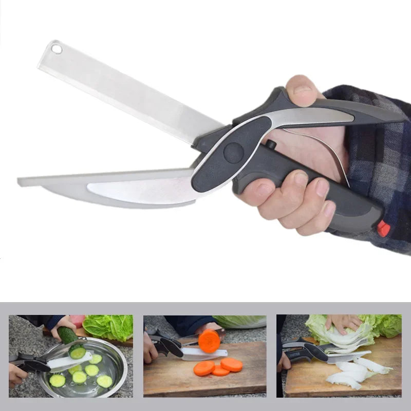 2 In 1 Multi Kitchen Tool Stainless Steel Fruit Knife
