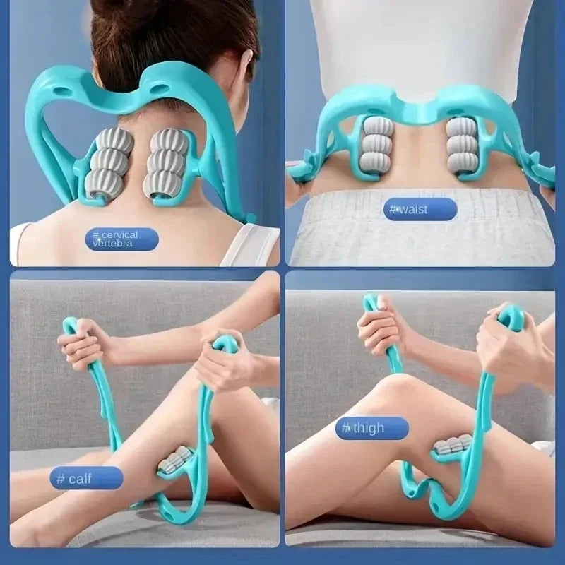 6-Wheel Cervical Spine Massage Roller