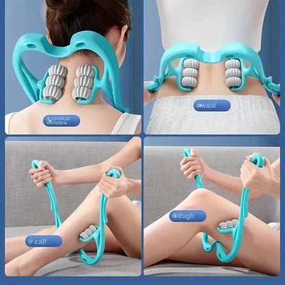 6-Wheel Cervical Spine Massage Roller