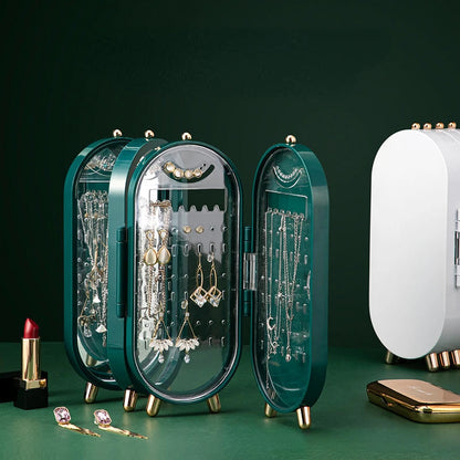 Light Luxury Jewelry Storage Box Earring Necklace Multi-layer