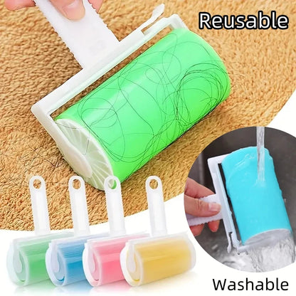 2PCS Reusable Lint Roller Washable Lint Remover for Clothes