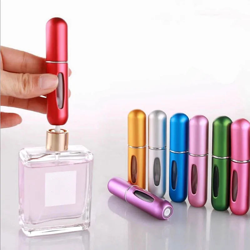 Pack of 6 – Portable Perfume Travel Refillable Bottles (5ml)