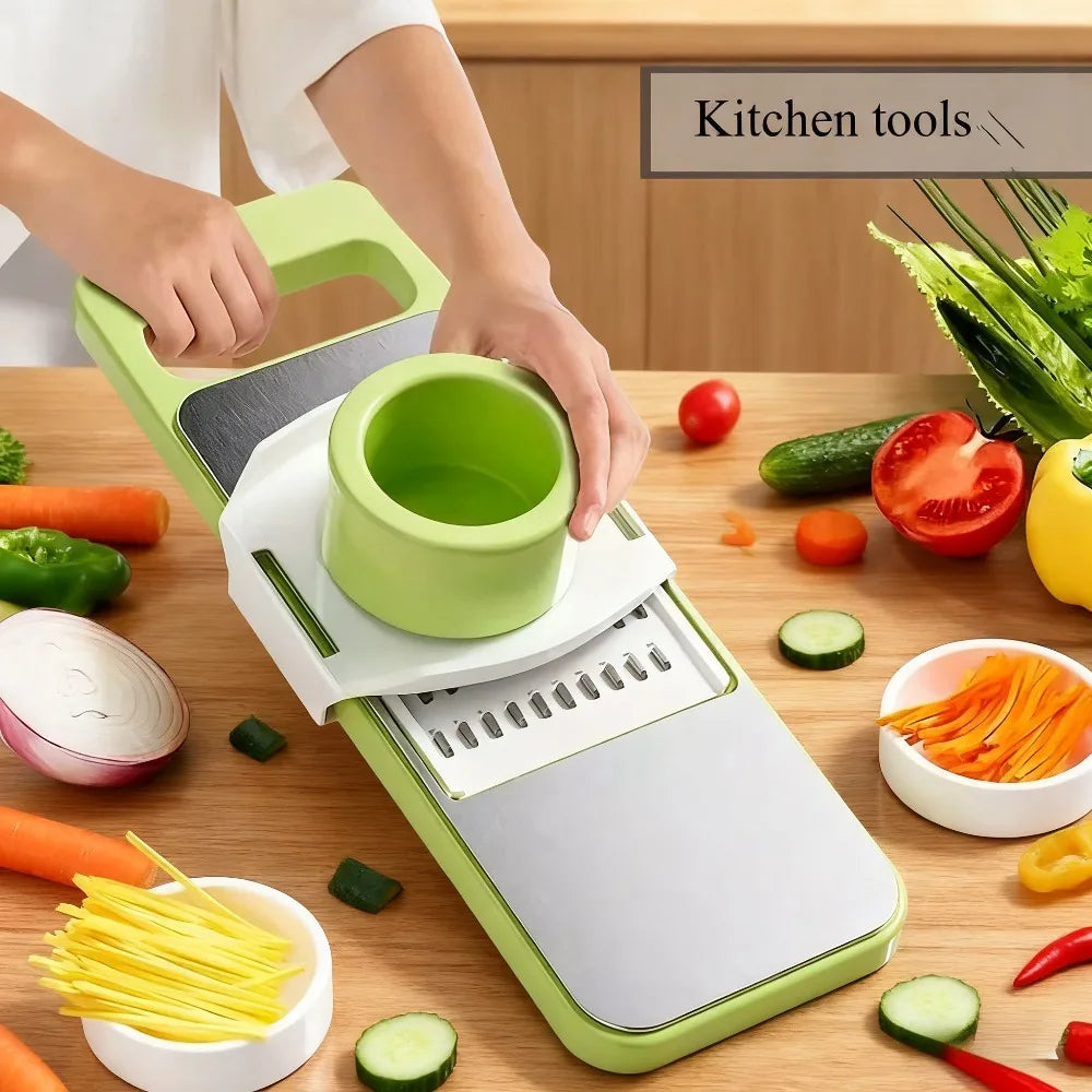 5 in 1 Vegetable Stainless Steel Cutter Food Processors Manual