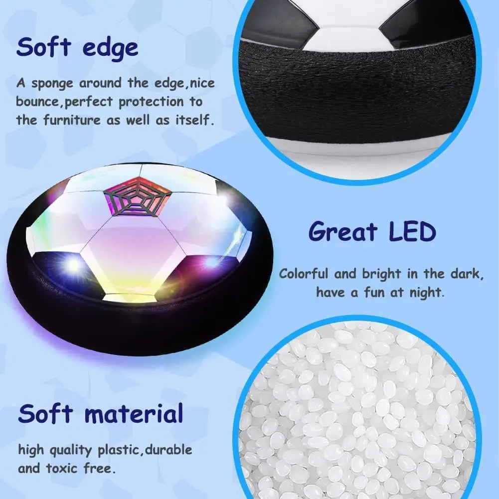 Kids Sport Toys LED Hover Football Indoor Outdoor