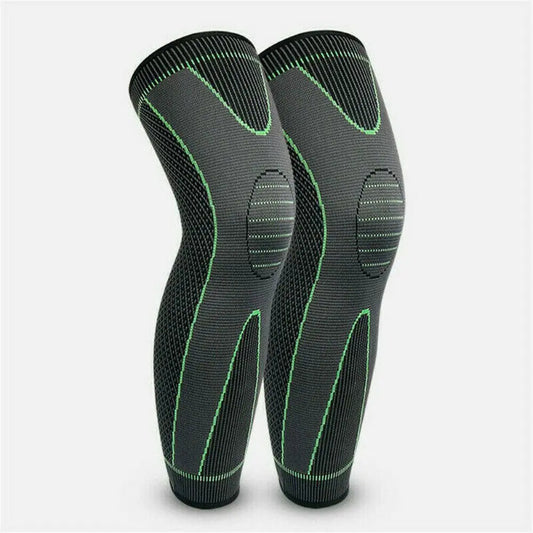 Knee Support Brace Compression Long Full Leg Pad