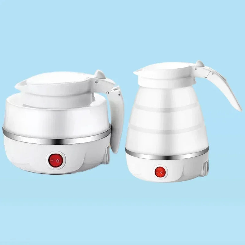 Foldable Kettle for Travel, Portable Collapsible 600ML Kettle with Shut-Off