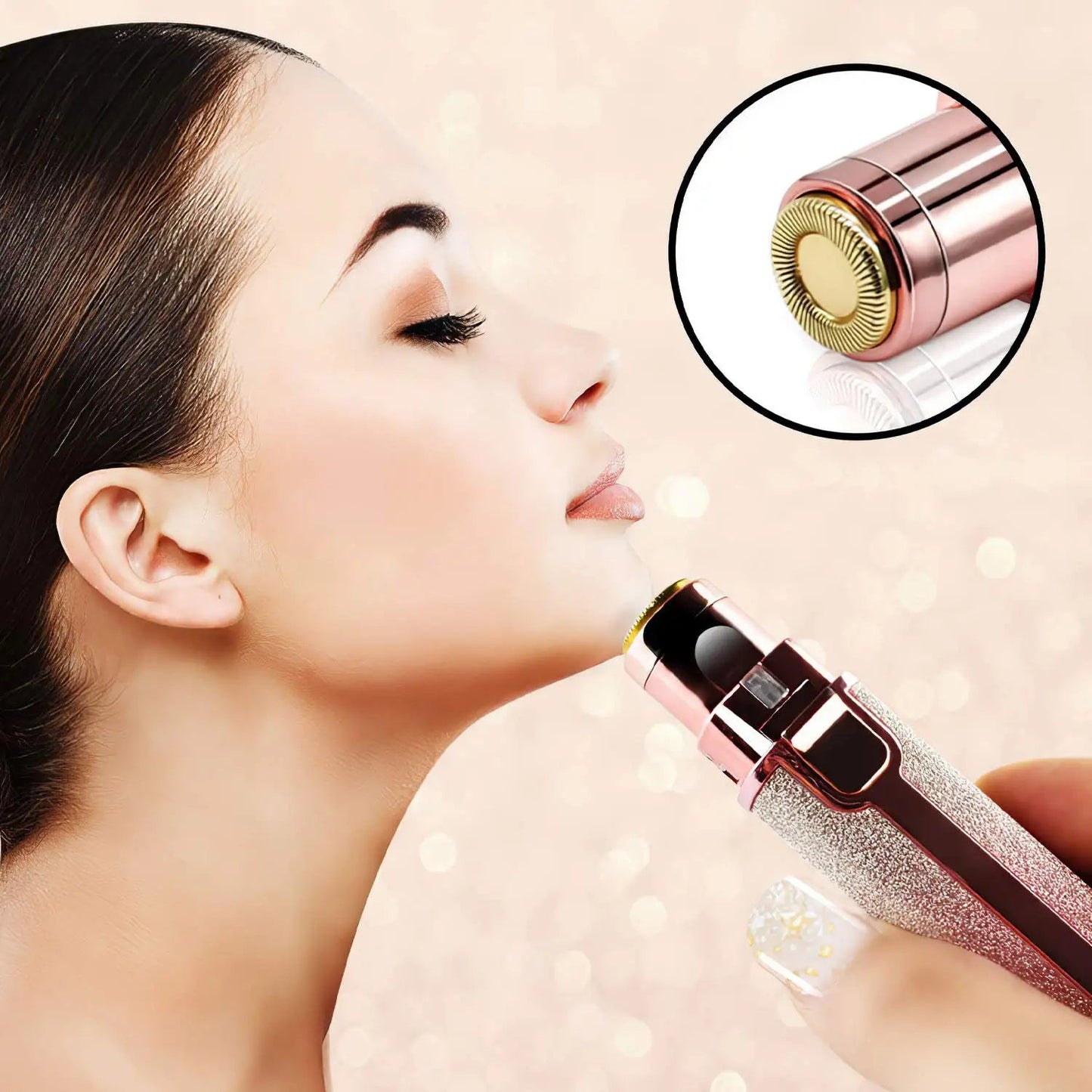 2 IN 1 Facial Hair Remover for Women Built-in LED Light