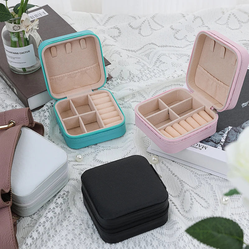 Portable Mini Jewellery Storage Box Travel Organizer Box
