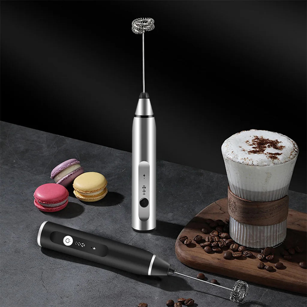Portable USB Electric Milk Frothers Handheld Blender
