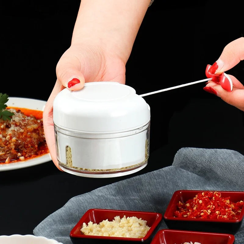 Mini Food Garlic Vegetable Grinder Chopper Mincer Crusher