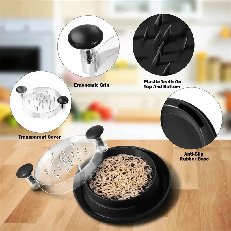Chicken Shredder Tool with Transparent Cover