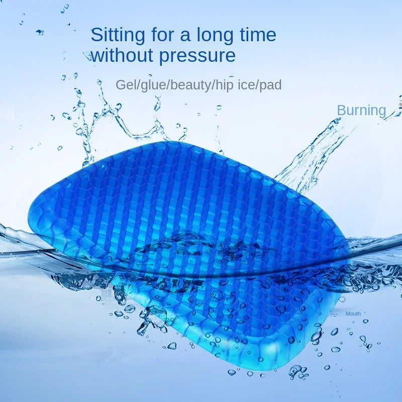 Gel Seat Cushion Breathable Honeycomb Design For Pressure Relief