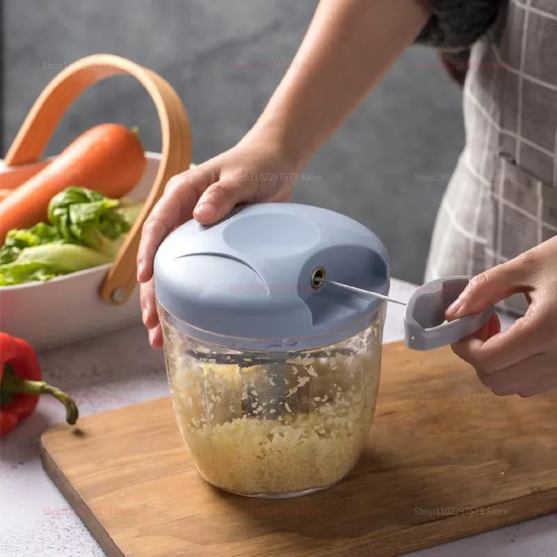 Garlic Chopper Manual Meat Grinder