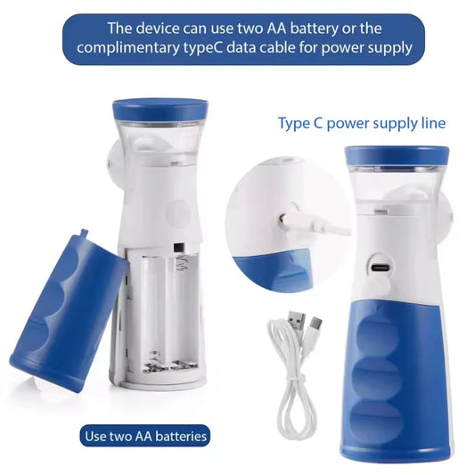 Mesh Portable Nebulizer Silent Ultrasonic Inhaler Steam Device