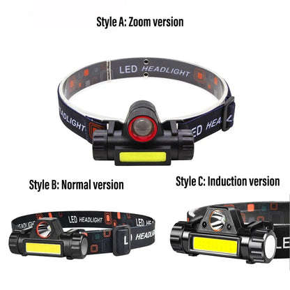 Pack of 2 – Rechargeable LED Fishing Headlamp | Camping & Outdoor Headlight