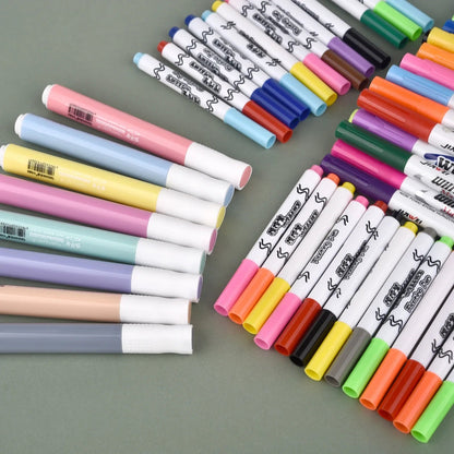 12pcs Magical Water Painting Pen Colourful Mark Pen Markers