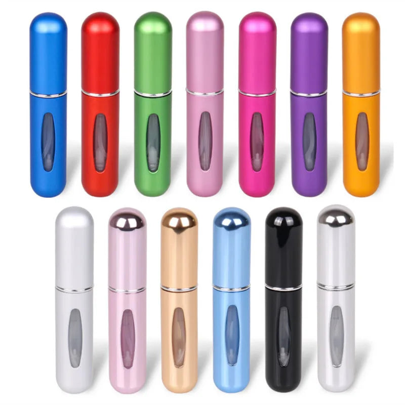 Pack of 6 – Portable Perfume Travel Refillable Bottles (5ml)