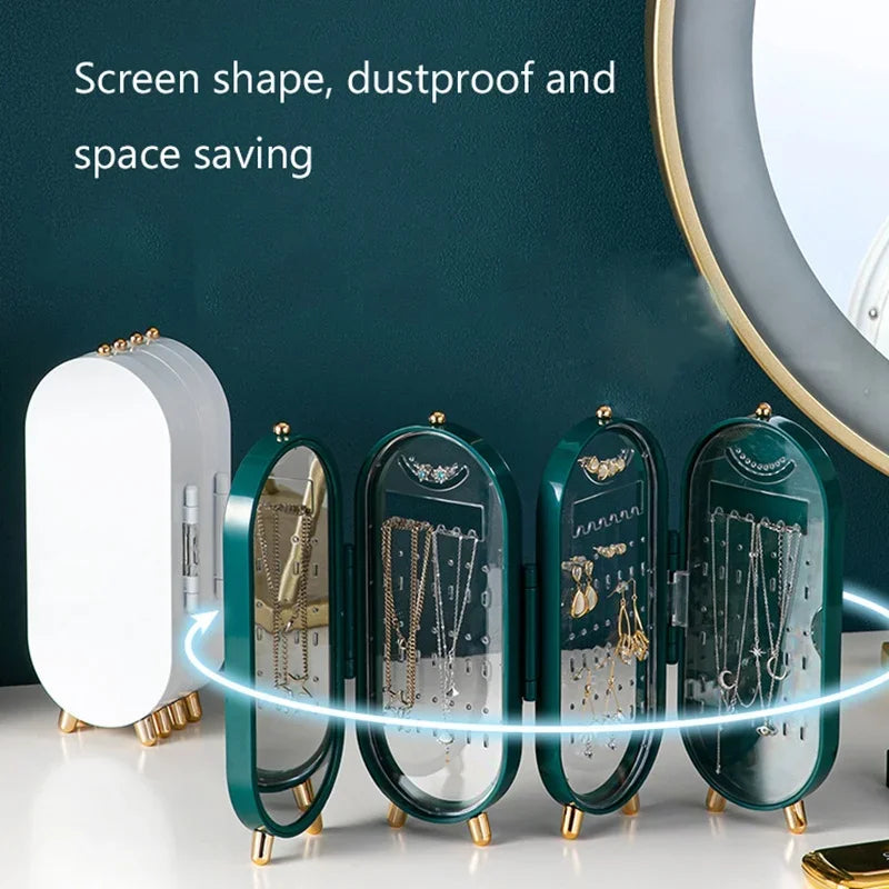 Light Luxury Jewelry Storage Box Earring Necklace Multi-layer