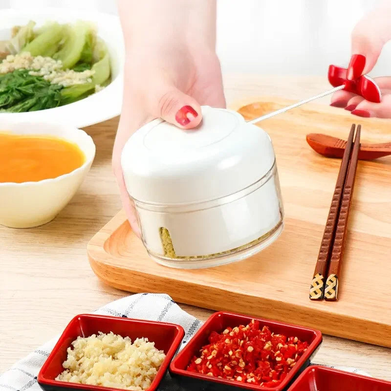 Mini Food Garlic Vegetable Grinder Chopper Mincer Crusher