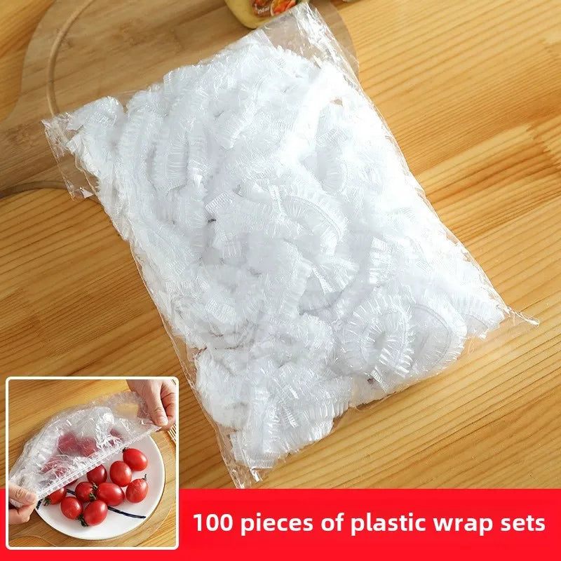 300PCS Disposable Fresh-keeping Bag Bowl Cover