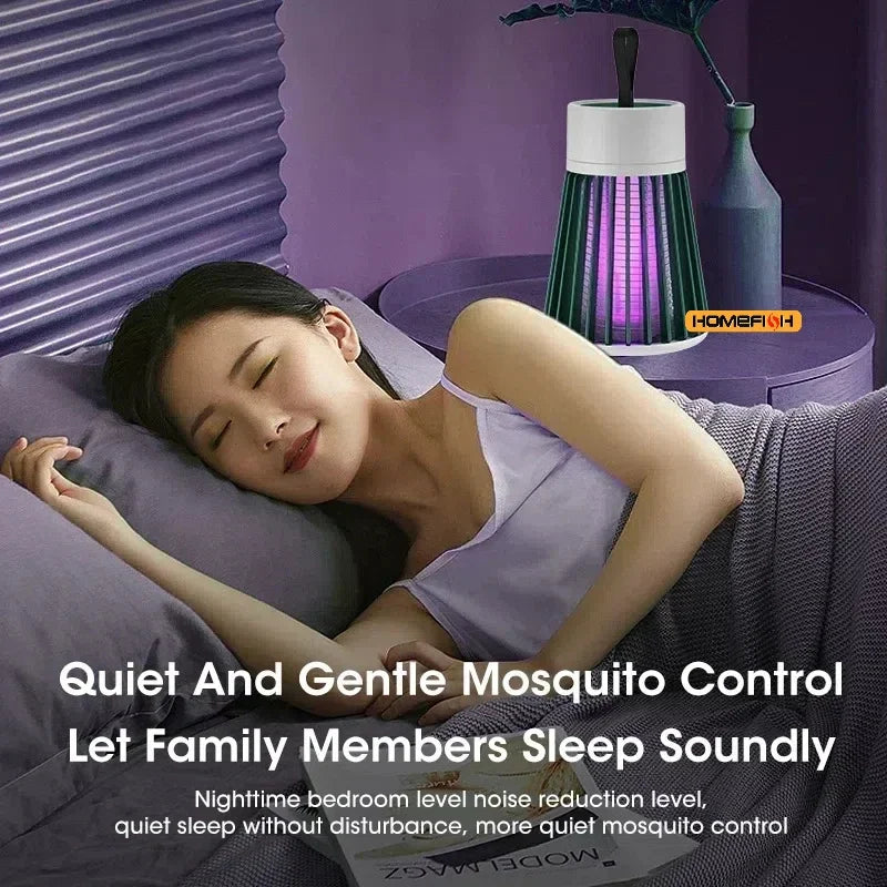 USB Rechargeable Electric Shock Mosquito Killer Waterproof Lamp