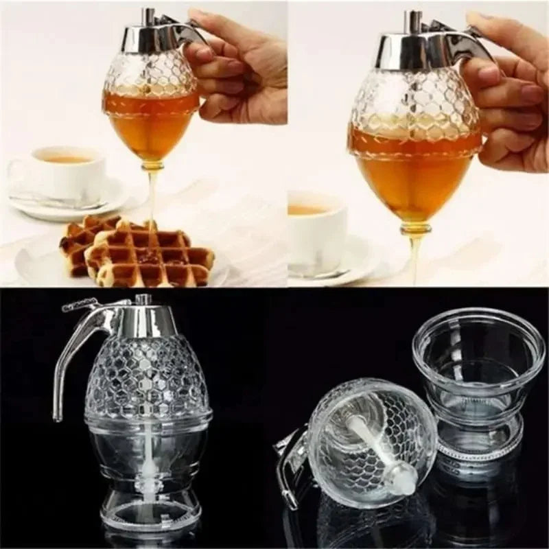Acrylic Honey Dispenser Honey Bottle Jar