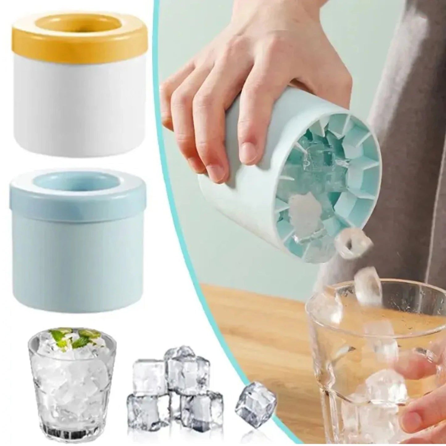 Silicone Ice Cube Making Mold