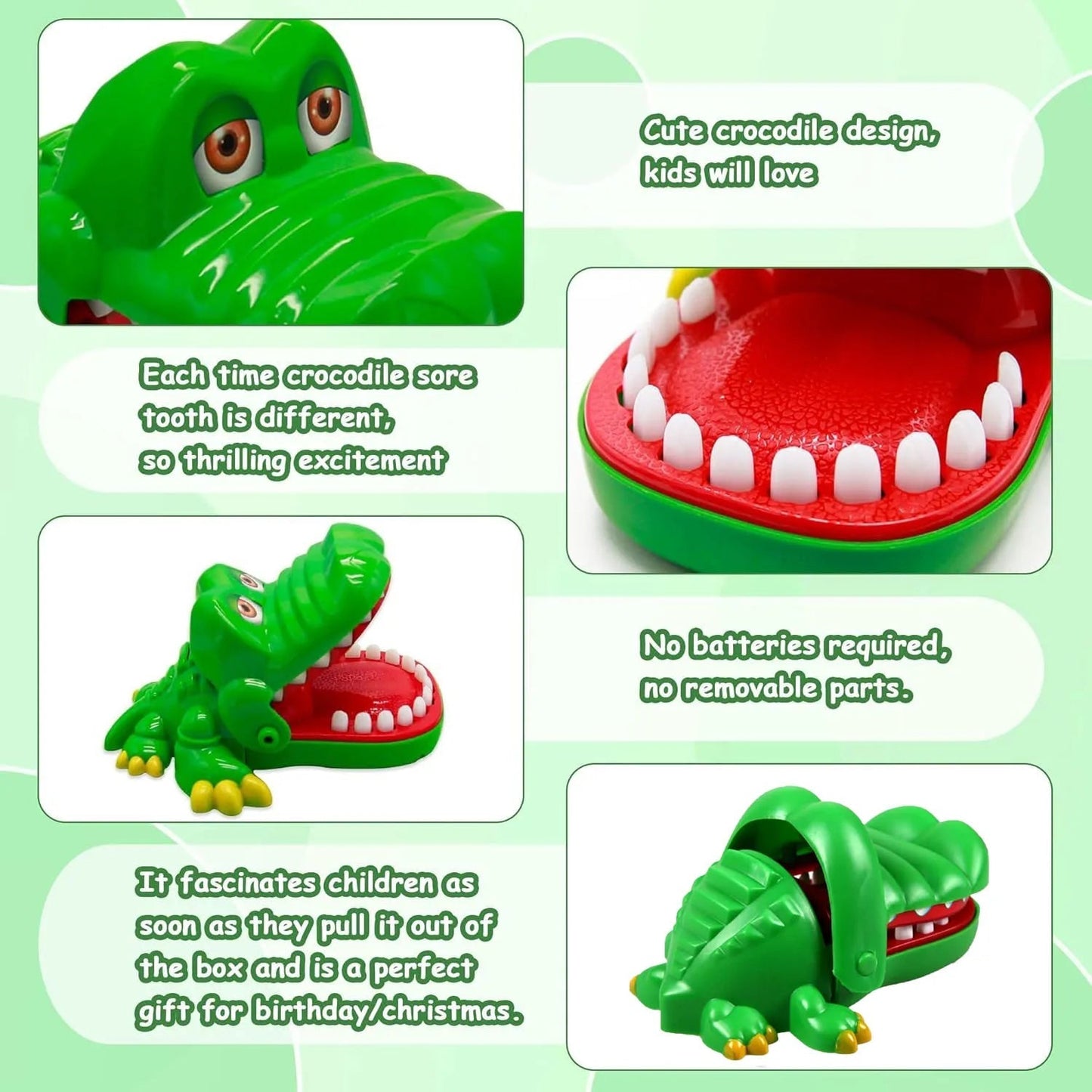 Crocodile Teeth Toys Game for Kids